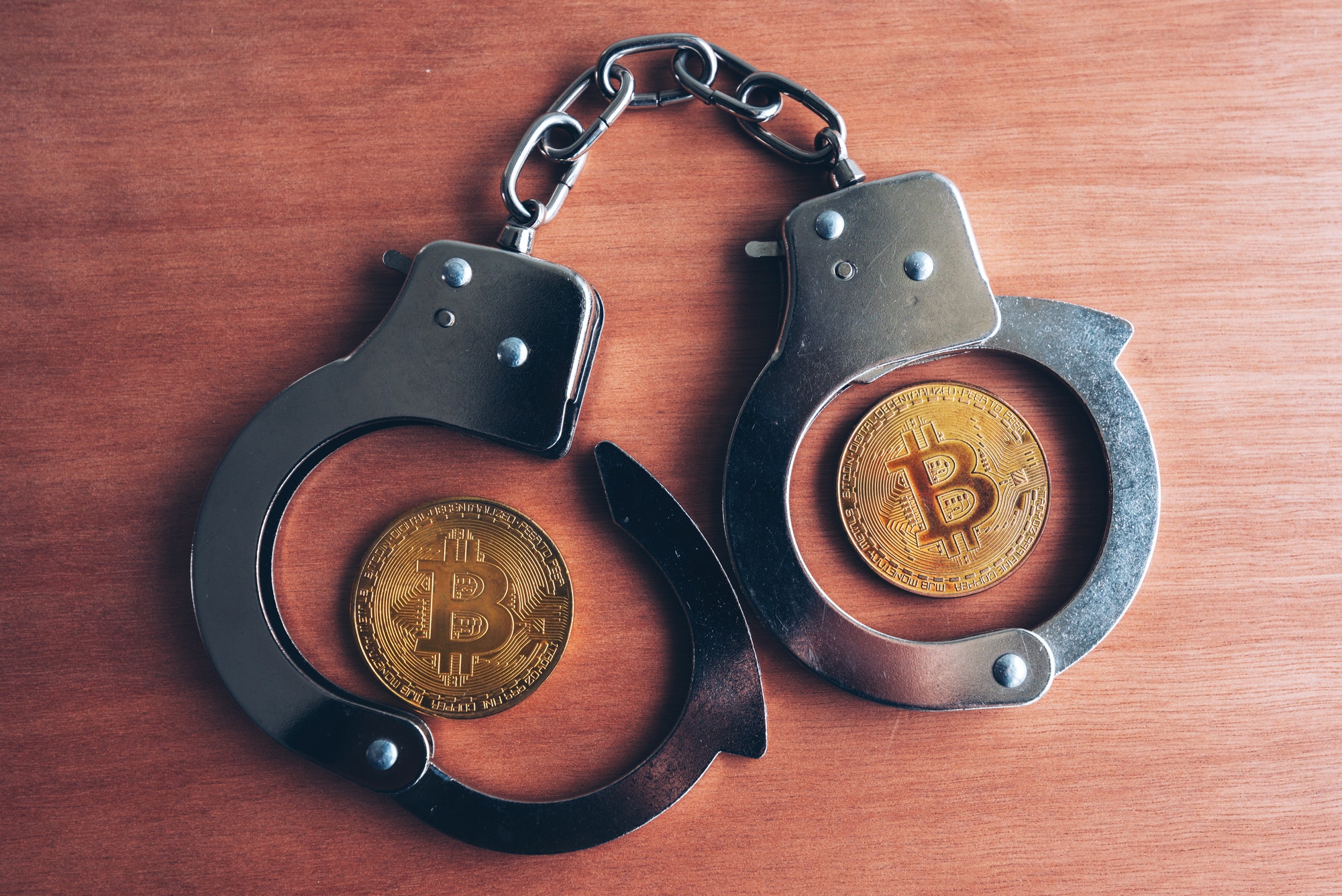 Handcuffs and bitcoins